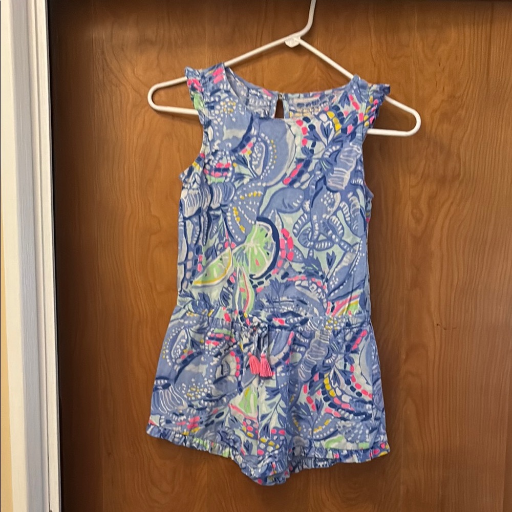 Lilly Pulitzer Blue and Pink Jumpsuit